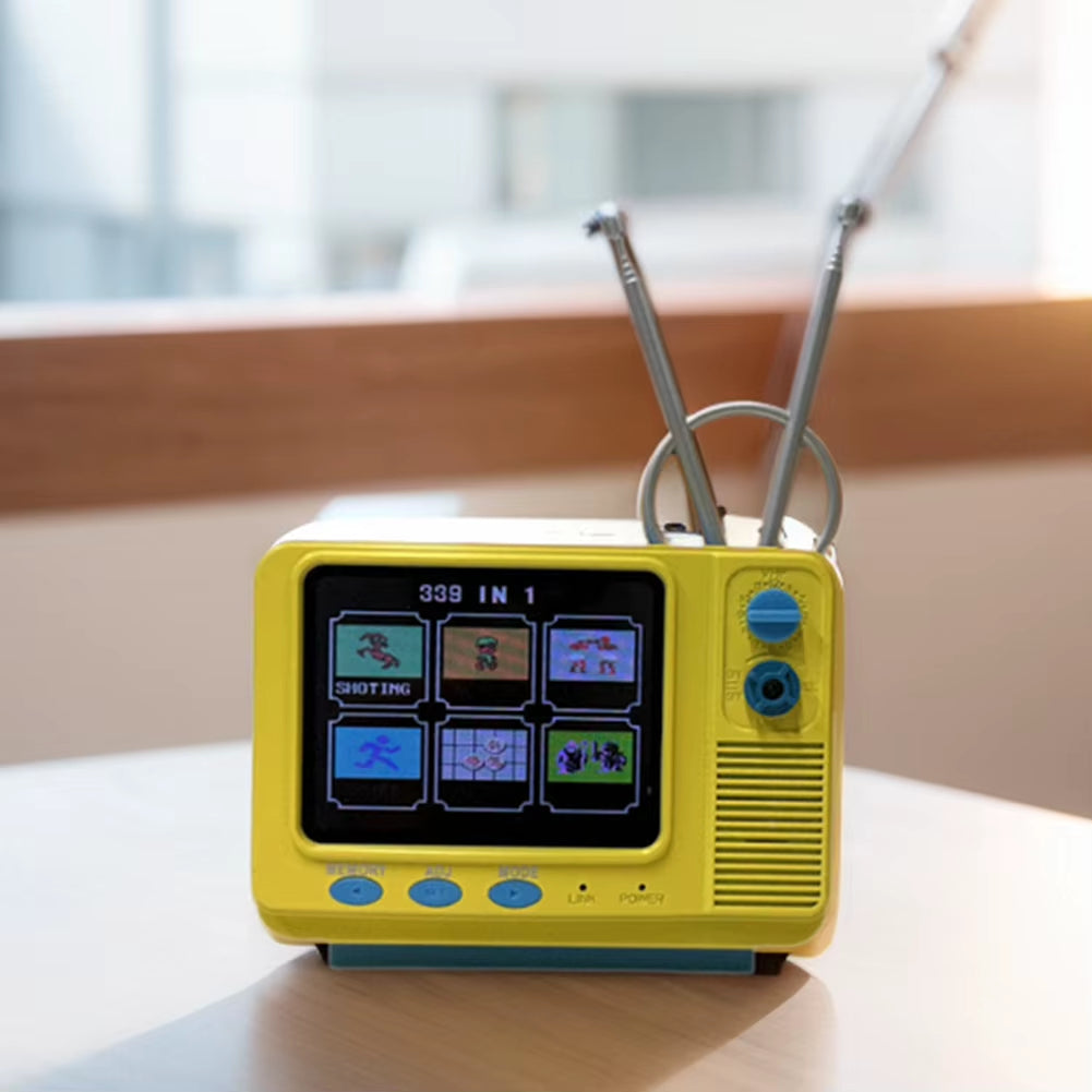 Retro Game Console Mini Portable Video Game Player 3.0 Inch Large Screen Handheld Game System Support AV Output for Kids Adults