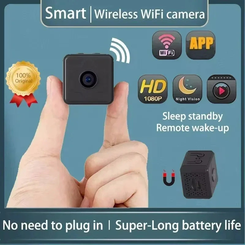 Mini Camera Wireless Wifi Remote Monitor Motion Detection Super-Long Battery Life Baby Pet Security Night Vision Camera 2025 NEW