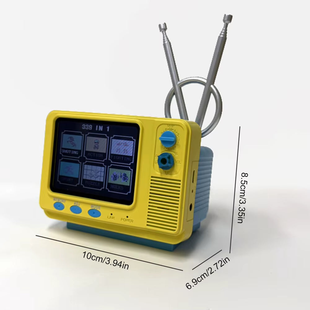 Retro Game Console Mini Portable Video Game Player 3.0 Inch Large Screen Handheld Game System Support AV Output for Kids Adults