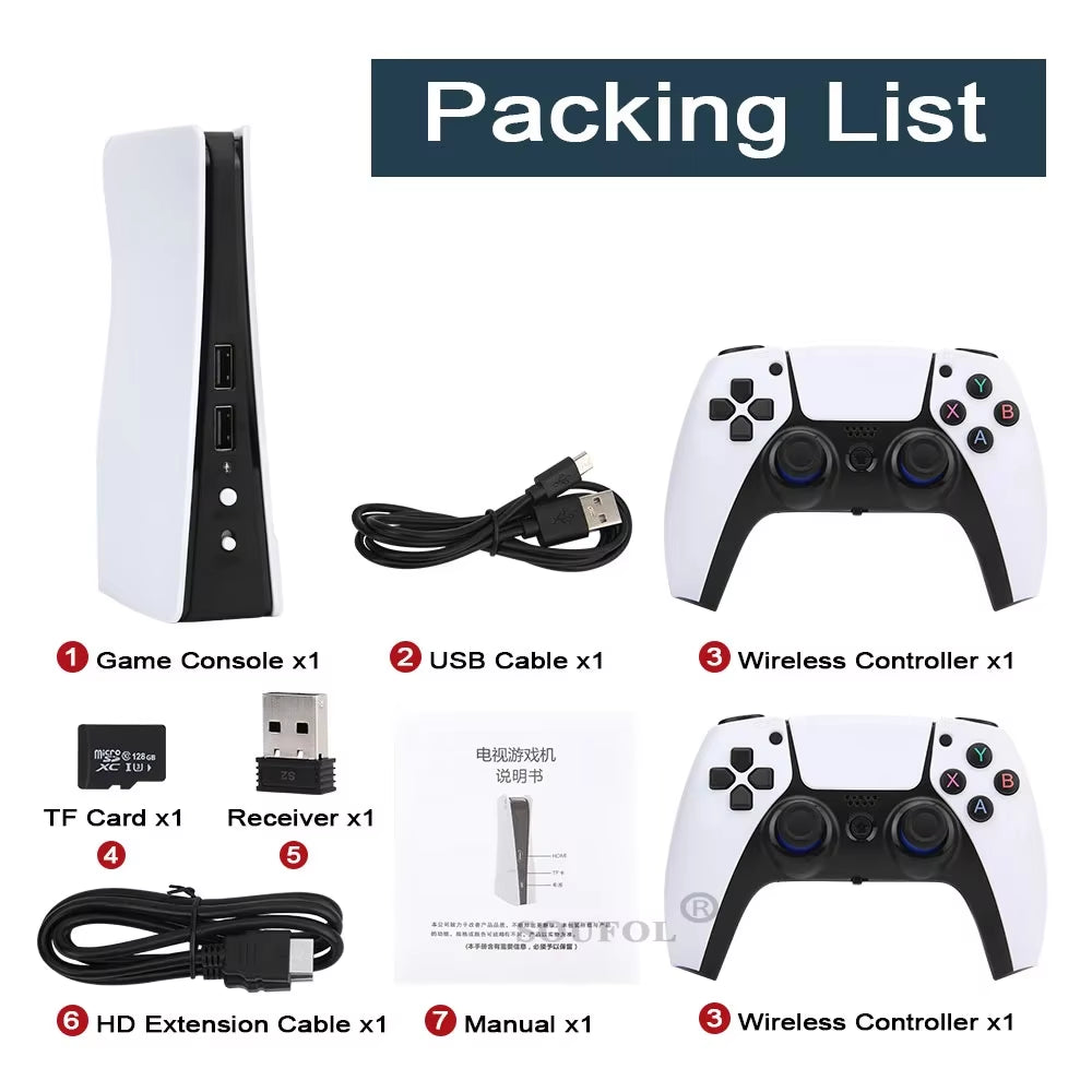 2025 New M15 Ultra Game Stick 4K 256G 50000+ Retro Games Handheld Video Game Console Wireless Gamepads HD Output Gaming Console