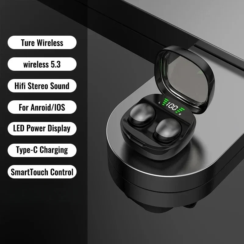 Bluetooth 5.3 Sleeping Earbuds Wireless Mini Headphones For Work TWS Earphone Stereo Hidden Headsets with Mic HD Call Waterproof