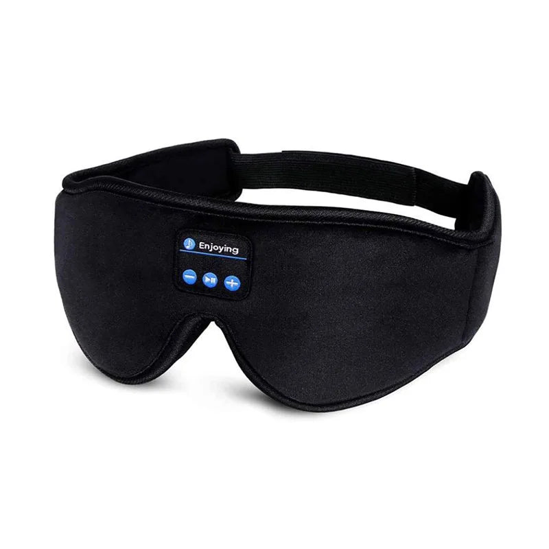Bluetooth Sleeping Headphones 3D Eye Mask Wireless Air Travel Bluetooth 5.0 Headband Soft Elastic Comfortable Music Earphones
