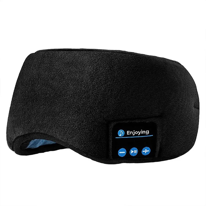 Bluetooth Sleeping Headphones 3D Eye Mask Wireless Air Travel Bluetooth 5.0 Headband Soft Elastic Comfortable Music Earphones