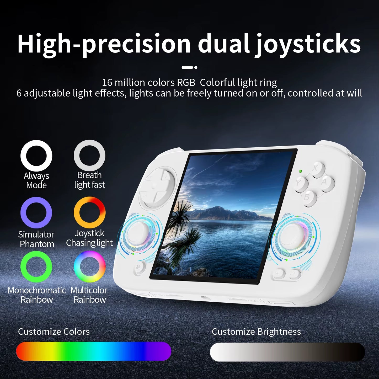 RG Cubexx Retro Handheld Games Console Linux RGB Joystick Video Gaming Player Supports WIFI Bluetooth HD TV Connection