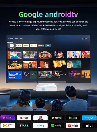 Mortal Android14.0 Smart TV Box T1X 4K HDR10 Netflix BT5.0 Voice Google Chromecast Wifi 6 Allwinnerh313 Media Player Set-Top Box