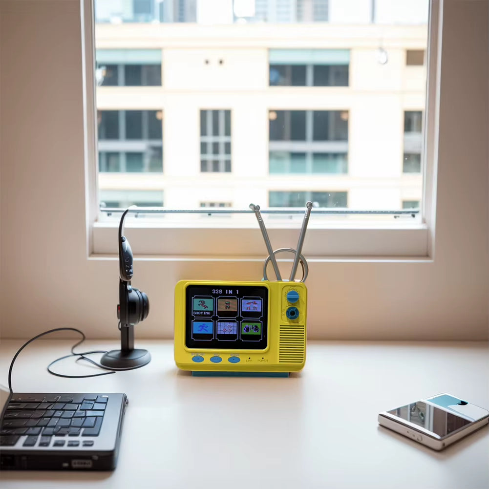 Retro Game Console Mini Portable Video Game Player 3.0 Inch Large Screen Handheld Game System Support AV Output for Kids Adults