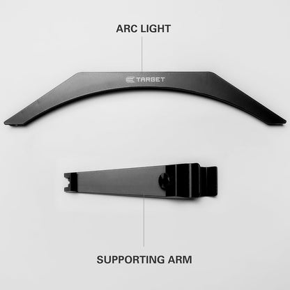 LED Dartboard Light - Bright Dart Board Lighting | Extra Long 3M Cable | Securely Fits All Dart Boards | Easy Assembly | Professional Darts Accessories