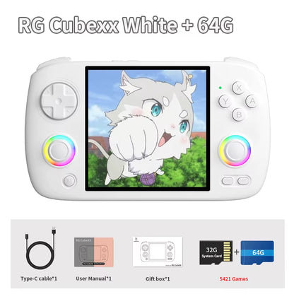 RG Cubexx Retro Handheld Games Console Linux RGB Joystick Video Gaming Player Supports WIFI Bluetooth HD TV Connection