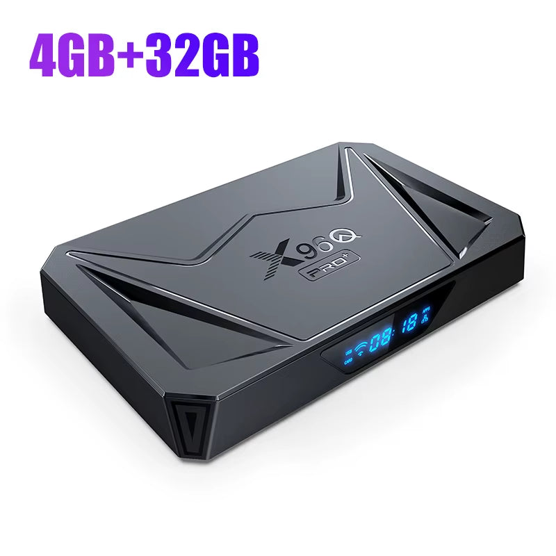 2024 Android TV Box 14.0 X96Q PRO Allwinner H728 Smart TV Bluetooth 5.0 H.264 4K Wifi 2.4Ghz TV Box
