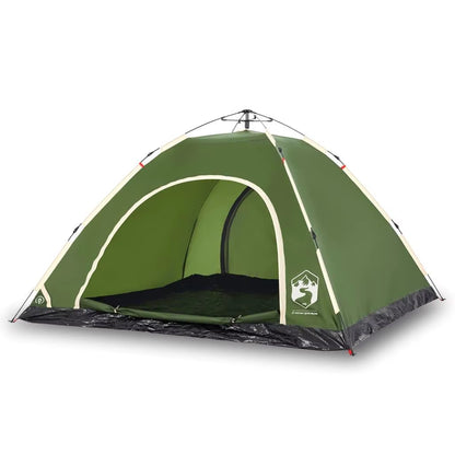 5-Person Quick Set up Green Camping Tent - Lightweight & Durable Outdoor Shelter