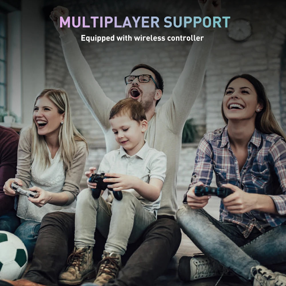 Super Console X 60000 Classic Video Games Console Wireless Emulator Multi-Player Retro Arcade Game Box for NES//N64/PS1/PSP/NDS