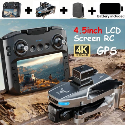 Drone 8K Professional GPS HD Camera Drones 5G WIFI FPV Video 4K UAV 5.9 Inch Lar