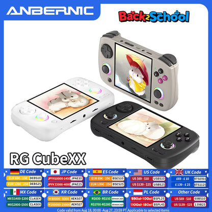 RG Cubexx Retro Handheld Games Console Linux RGB Joystick Video Gaming Player Supports WIFI Bluetooth HD TV Connection
