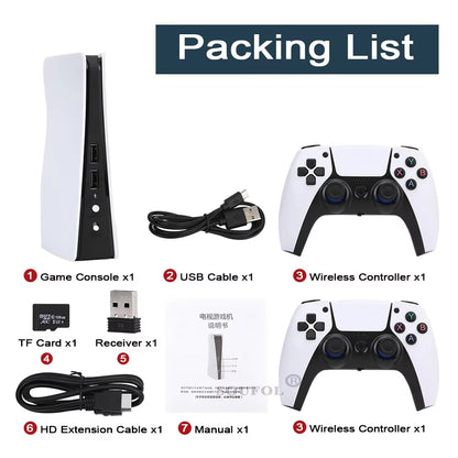 2025 New M15 Ultra Game Stick 4K 256G 50000+ Retro Games Handheld Video Game Console Wireless Gamepads HD Output Gaming Console