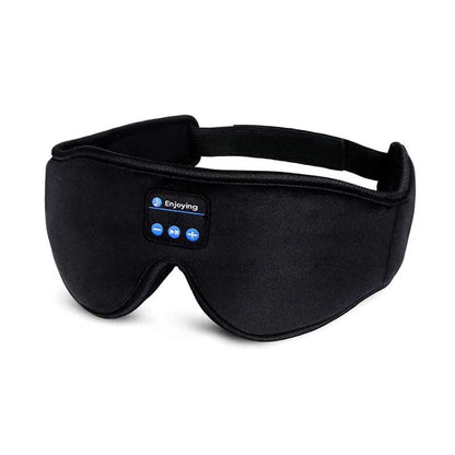 Bluetooth Sleeping Headphones 3D Eye Mask Wireless Air Travel Bluetooth 5.0 Headband Soft Elastic Comfortable Music Earphones