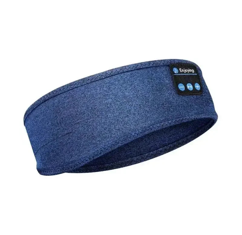 Bluetooth Sleeping Headphones Sports Headband Thin Soft Elastic Comfortable Wireless Music Earphones Eye Mask for Side Sleeper