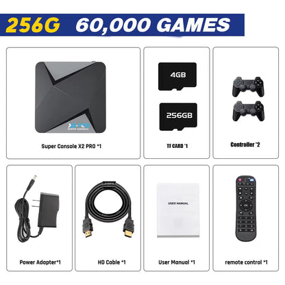 Super Console X2 Pro Retro Game Console for a New Customer