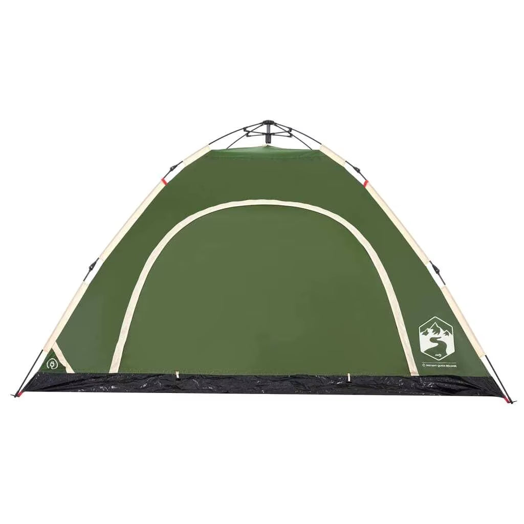 5-Person Quick Set up Green Camping Tent - Lightweight & Durable Outdoor Shelter