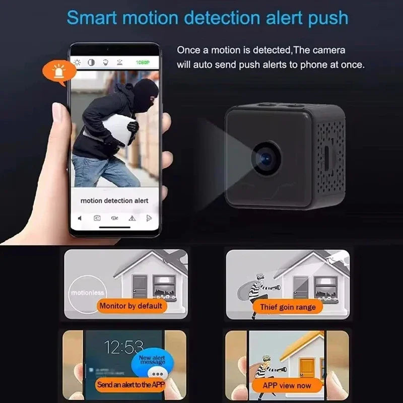 Mini Camera Wireless Wifi Remote Monitor Motion Detection Super-Long Battery Life Baby Pet Security Night Vision Camera 2025 NEW