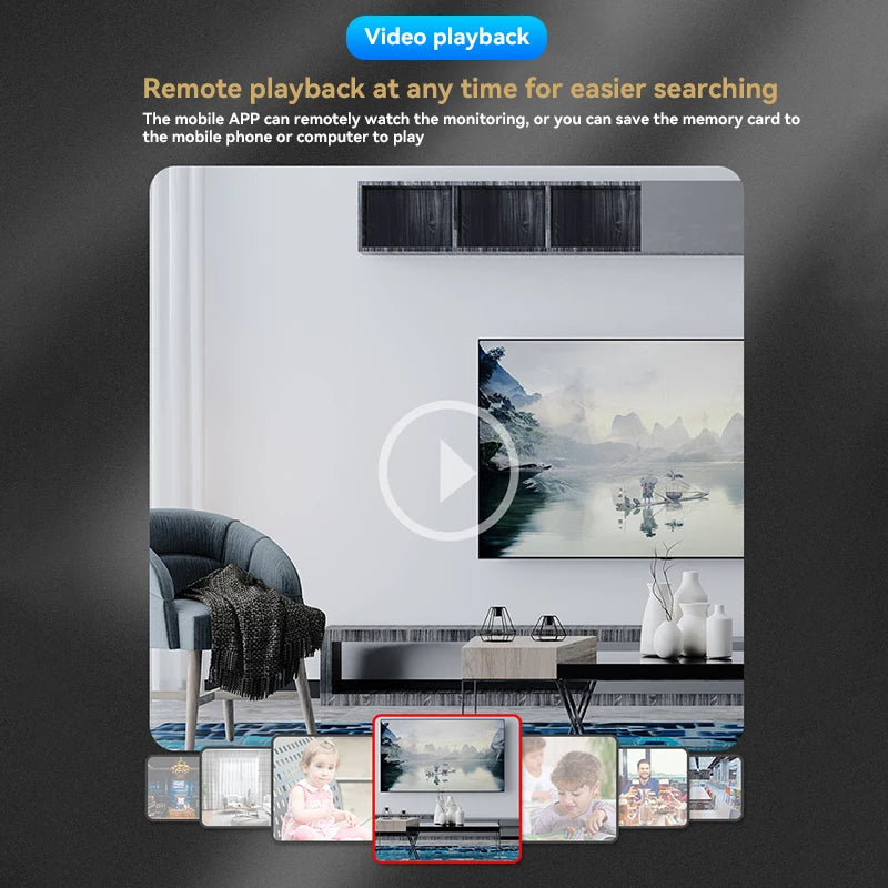 Mini Camera Wireless Wifi Remote Monitor Motion Detection Super-Long Battery Life Baby Pet Security Night Vision Camera 2025 NEW