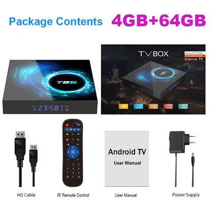 T95 Smart TV Box Support Dual Band Wifi 2.4G/5G Bluetooth 5.0 6K Ultra HD Decoding with Android 10 Home Entertainment Godsend