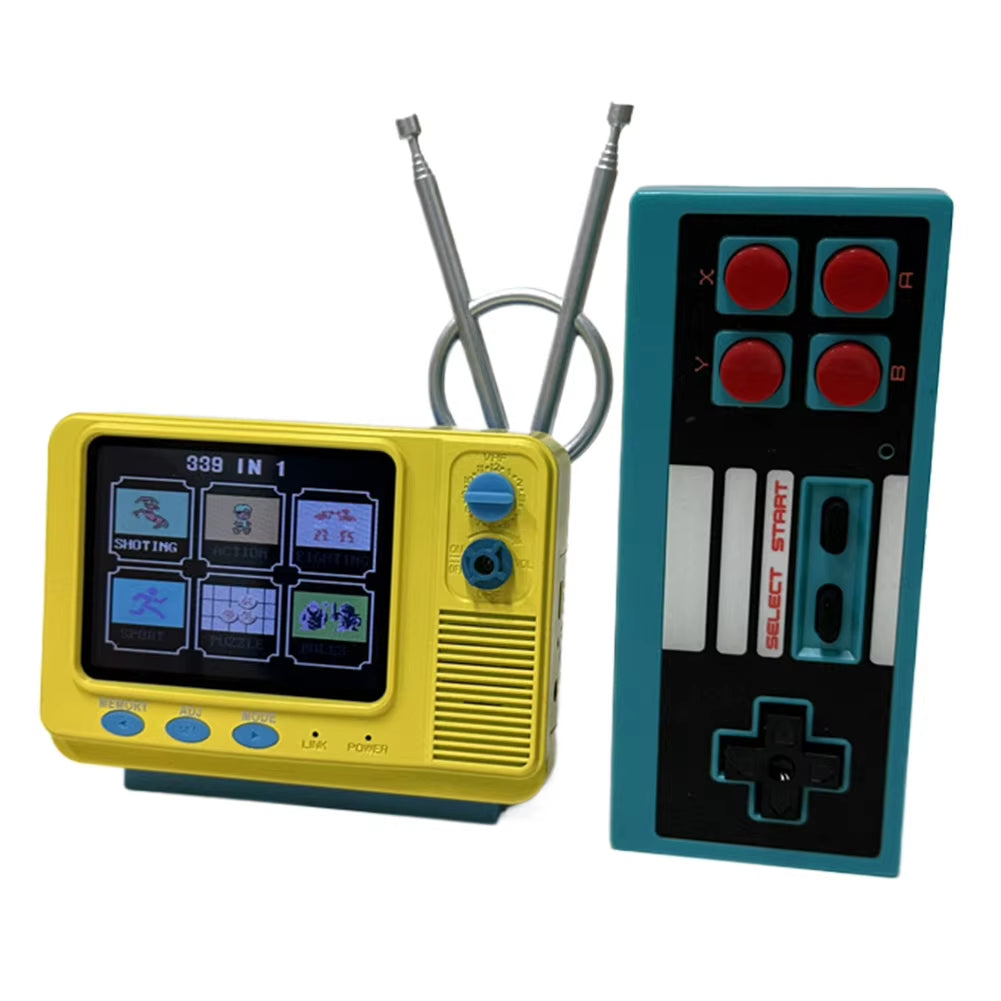 Retro Game Console Mini Portable Video Game Player 3.0 Inch Large Screen Handheld Game System Support AV Output for Kids Adults