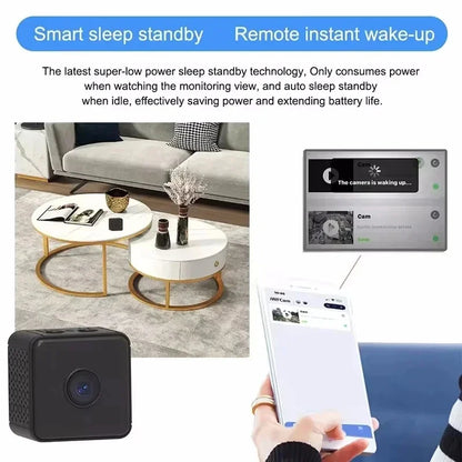 Mini Camera Wireless Wifi Remote Monitor Motion Detection Super-Long Battery Life Baby Pet Security Night Vision Camera 2025 NEW